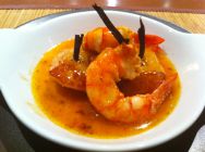Gambas piquée à la Vanille